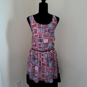 Tommy Hilfiger women's dress size 14, red white and navy blue